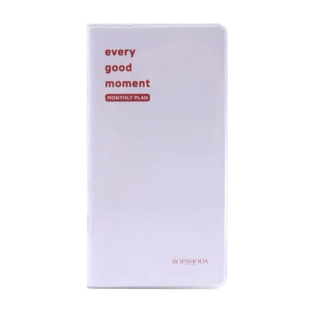 สมุดโน๊ต Ropamoda mini PVC Monthy planner สีแดง_0